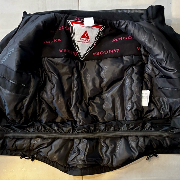 Agora Black Leather Jacket Size S - Picture 10 of 12